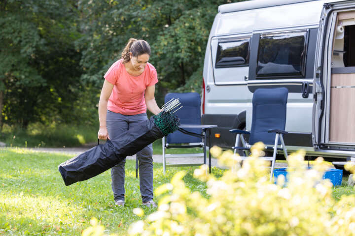 KERBL Begrenzungszaun Camping Net